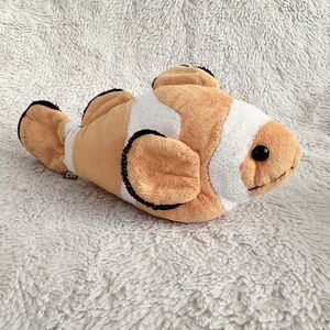 Douglas Cuddle Toys Orange Clownfish Fish 9” Stuffed Animal Aquarium